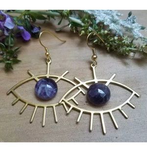 Evil Eye Hoops